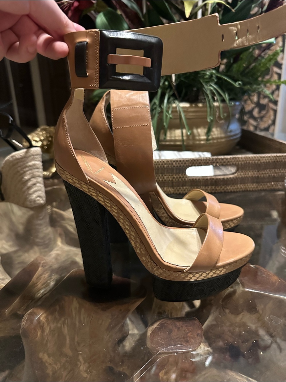 Brian Atwood Braganca Platform Sandals | Heels